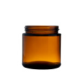 straight sided clear glass jam jar